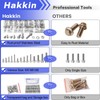 Hakkin 360PCS M5 M6 M8 Flange Bolts and Nuts Assortment