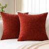 JOTOM Set of 2 Cushion Covers 40x40 cm Soft Chenille