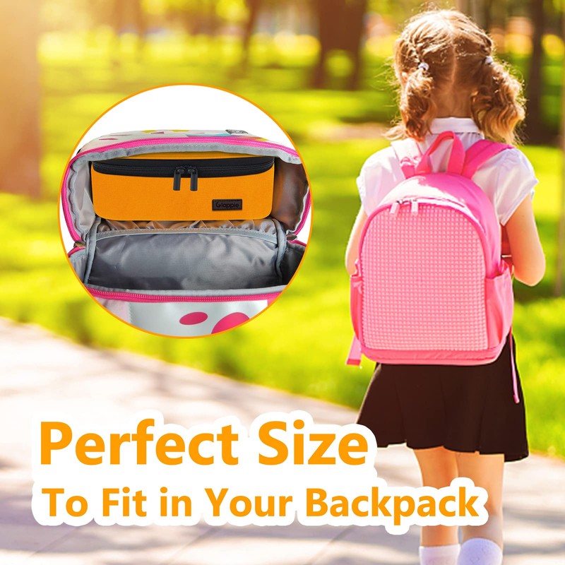 Gloppie Lunch Bag Cooler Bag Small Insulated Lunch Bag with