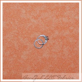 Signature BonEful Fabric FQ Cotton Quilt Orange Peach Pumpkin Beach Sand Dot Girl Boy Baby