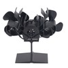 Wood Stove Fan Heat Powered 8 Blades Stove Fan Self