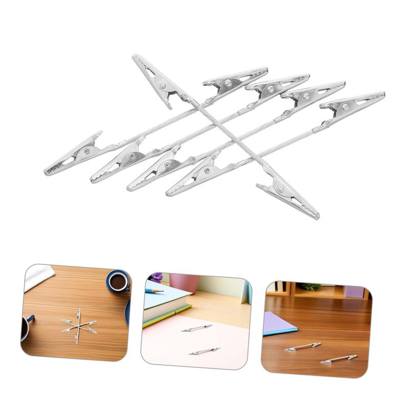 LEDmomo 20pcs Double Head Alligator Clips, Metal Wire Clips with