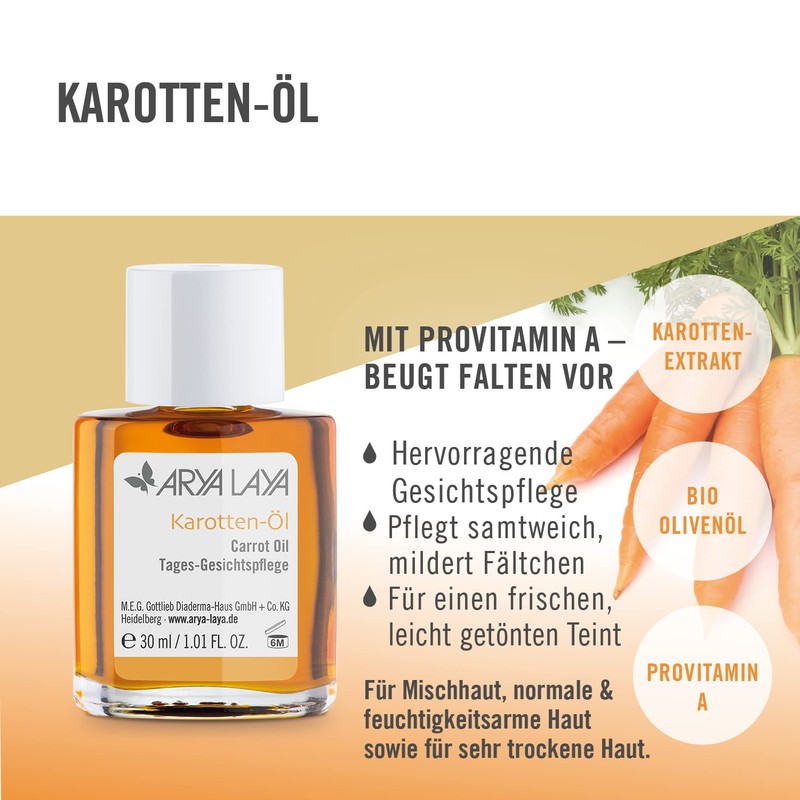 ARYA LAYA Carrot Oil 3 x 30 ml Pack of