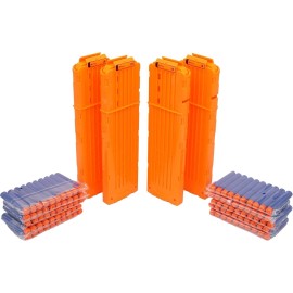 LinnJames 4 Pack of 18-Dart Bullet Quick Reload Magazine Cartridge Clips