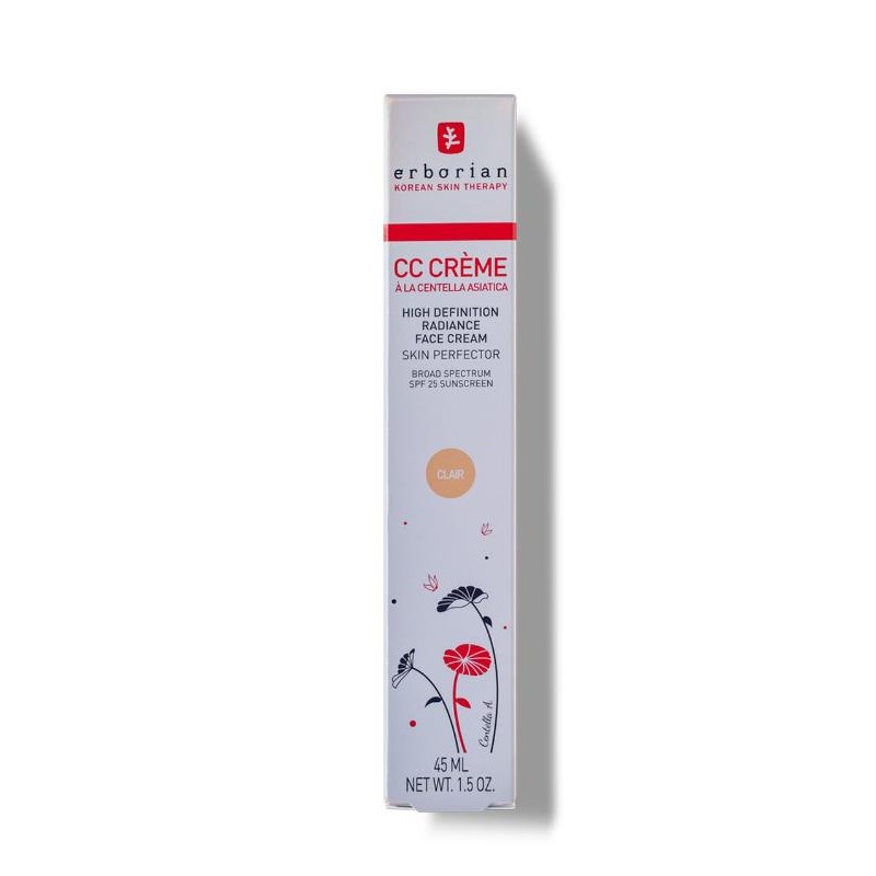 Erborian CC Cream Clair - Buildable Tinted Color Corrector with