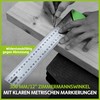 TRACER 300mm Carpenter's Square Joiner Marking Tool Try Square with