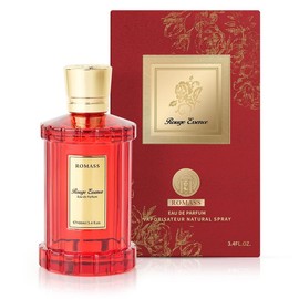 ROMASS Rouge Essence Luxe Perfume - 12+ Hours Long-Lasting Fragrance with Vibrant Saffron, Warm Amber, Woody Accords & Creamy Almond Notes in Gold Bottle #TikTokShopBacktoSchool