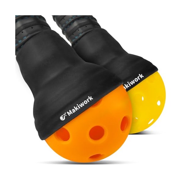 makiwork Pickleball Ball Retriever - Silicone Pickleball Grabber and Picker