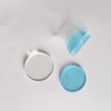15 Pieces Clear Blank Acrylic Keyrings with Round Circle Acrylic