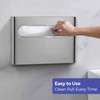 Stardrix Slim Brushed Stainless Steel Toilet Seat Cover Dispenser –