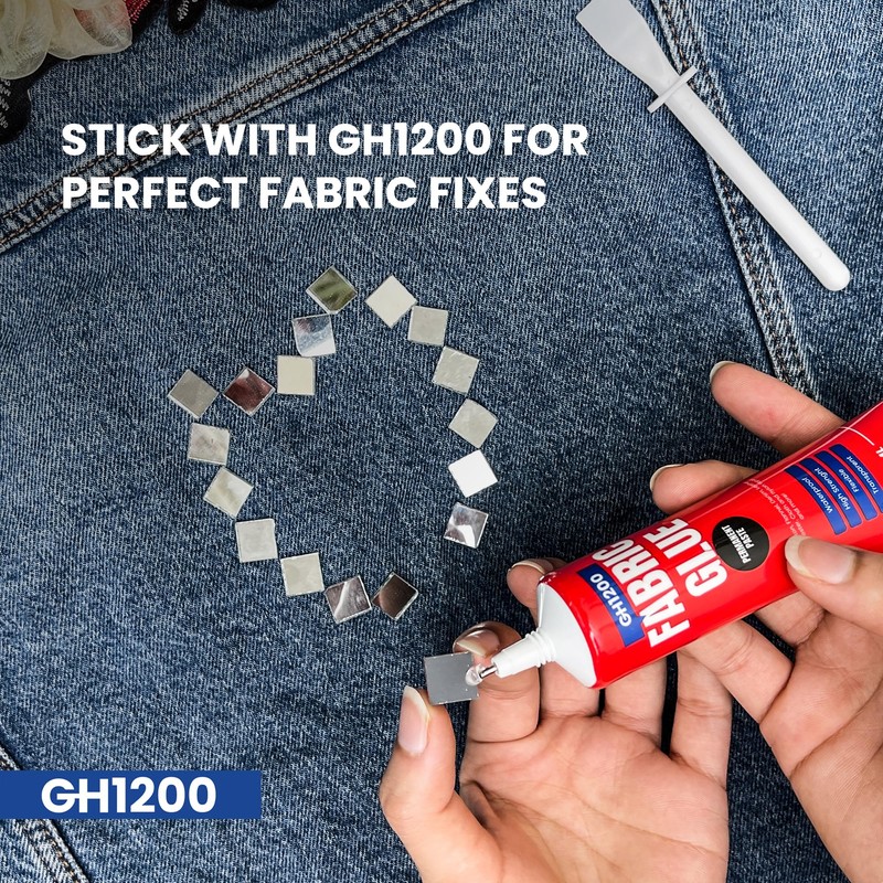 60 ML Fabric Glue Permanent Craft Liquid Stitch Fabric Glue