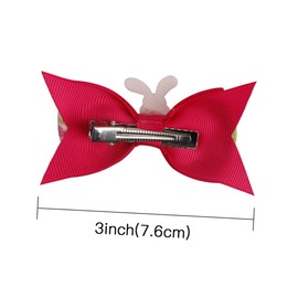 FOMIYES 6 Pack Kids Bowknot Hair Clips Easter Party Hairpin Kids Hairpin Set Classic Kids Hair Accessories Baby Present