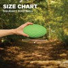 Hound2O Dog Toys - Squeaky Football, Green - Tough, Engaging,