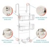 Zenna Home Shower Caddy Hanging Over the Shower Door Organizer,