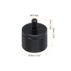 QUARKZMAN 3 Piece Microphone Stand Adapter, 1/4 Female Thread to