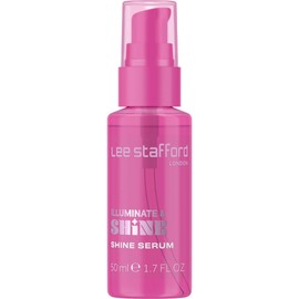 Lee Stafford Shine Hair Serum | Illuminate & Shine - Best Anti Frizz Styling Oil for Dry & Damaged Hair, Adds Bonding Moisture to Smooth Dull Strands, for Men & Women, After Blowout Coat, 1.7 Fl Oz