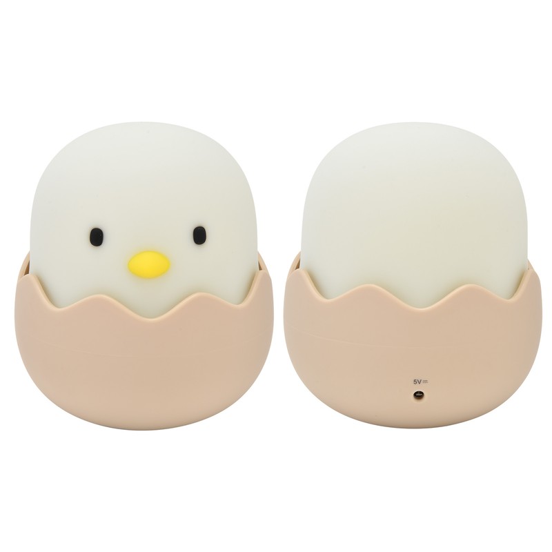 Night Light Eggshell Chicken 3 Dimensional Cute Silicone Household Bedside