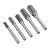 Double Cut Carbide Burrs Rotary Files Set 6mm Shank for