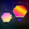 JIMIMORO Big Hexagon LED Light - 8 Pack Smart RGB