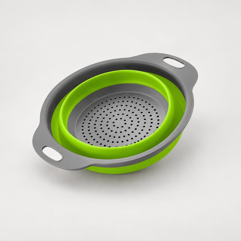 Collapsible Drain Basket for Washing Fruits and Vegetables – Space-Saving
