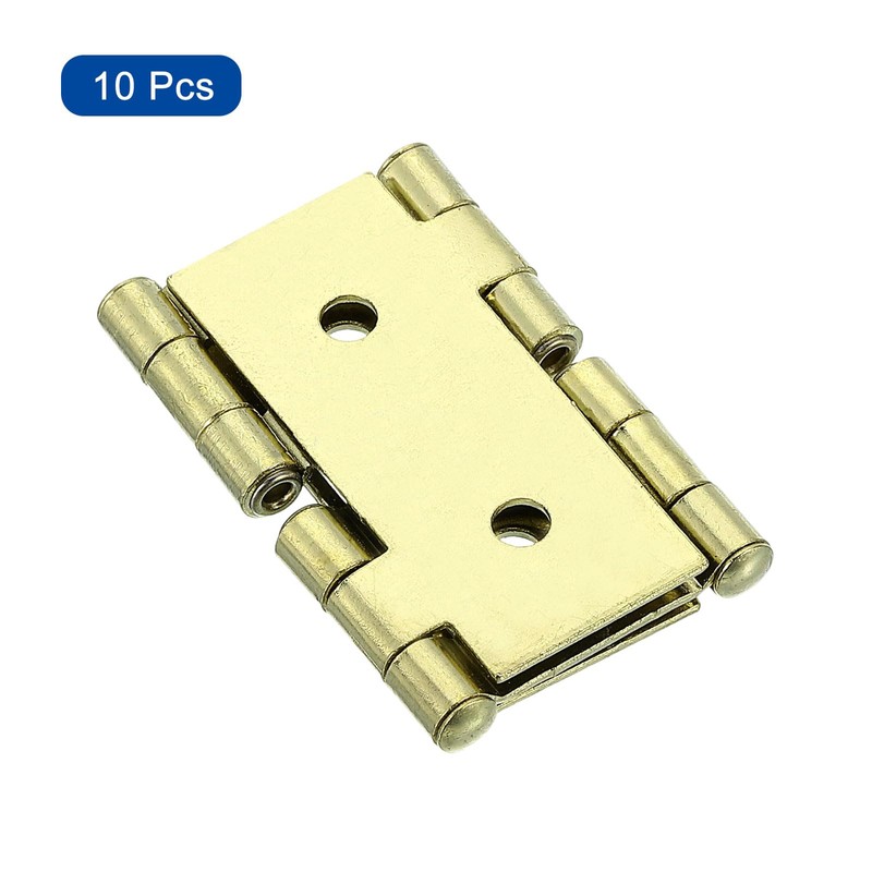 sourcing map Double Acting Hinges Folding Screen, 10Pcs 2.13" Double