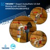 Double Ball-Tap Tap with Additional Outlet matt Chrome-Plated Brass