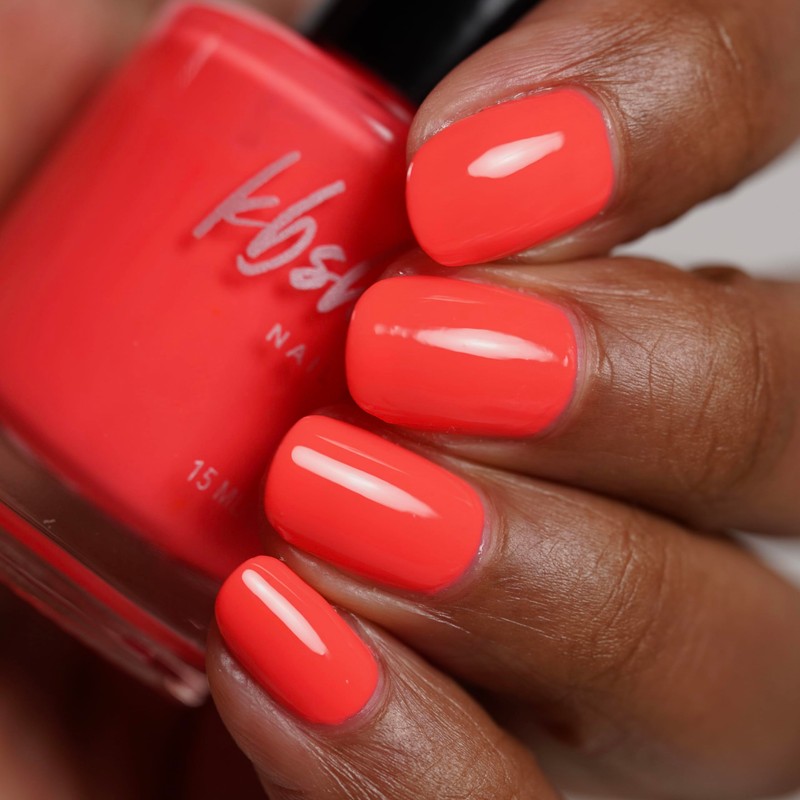 KBShimmer Totally Outrageous Neon Crème Nail Polish 0.5 oz Full