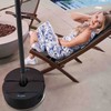 Gravipod DUO Round 2-Piece Design Detachable Umbrella Base Weight, Up
