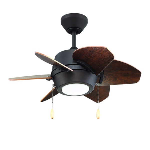 Litex Industries 12032 Gaskin Ceiling Fan, 24, Bronze