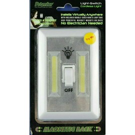 Bright Promier COB LED Cordless Light Switch Super Bright Brand New with Tags NWT