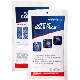 instant ice pack - ice packs 35 Count Disposable 7.5 x 4.5 Inches – Must Have for Outdoor Activities – Ideal for Injuries, Inflammation, Sprains, Strains