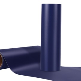 WRAPXPERT Navy Blue Vinyl,12" x10ft Blue Permanent Vinyl, Matte Blue Adhesive Vinyl Roll Compatible with All Cutting Machines, Dark Blue