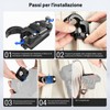 NEEWER Clip per Zaino per Fotocamera, Attacco a Sgancio Rapido