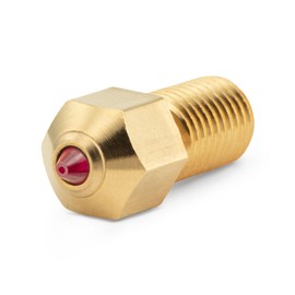 DUROZZLE Ruby Nozzle 0.4mm for Ultimaker 3 / Ultimaker 5s 3D Printer, Hardened and Abrasion Resistant for Precise Additive Manufacturing