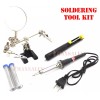 CALHAWK/AJS/ATE Soldering Tool Kit 60W Solder Iron, (2) Solder Wire,