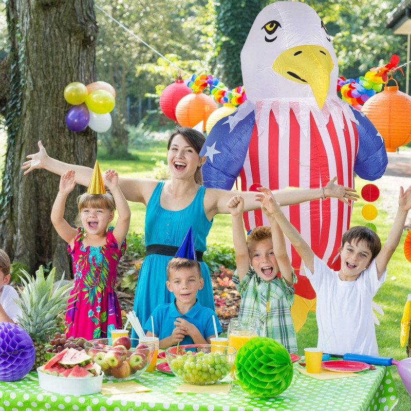 Inflatable Eagle Patriotic Independence Day Decor IP44 Waterproof Blow Up