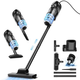 SOWTECH Corded Vacuum Cleaner for Home, Hard Floor Stick Vacuum with 23Ft Long Cord, Powerful Suction Lightweight Vacuum for Hardwood Floors