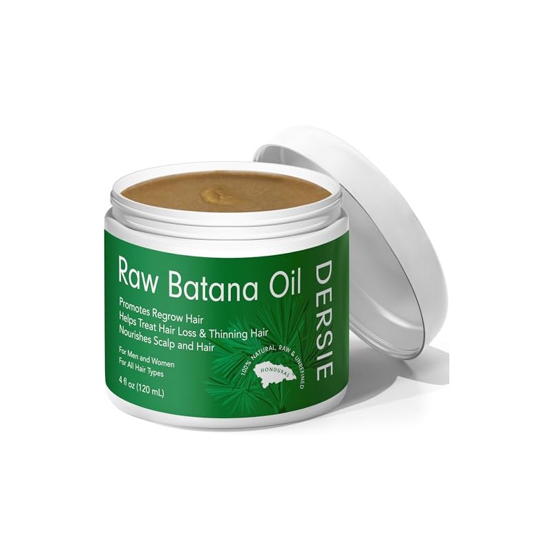 Dersie Raw Batana Oil from Honduras, 100% Pure