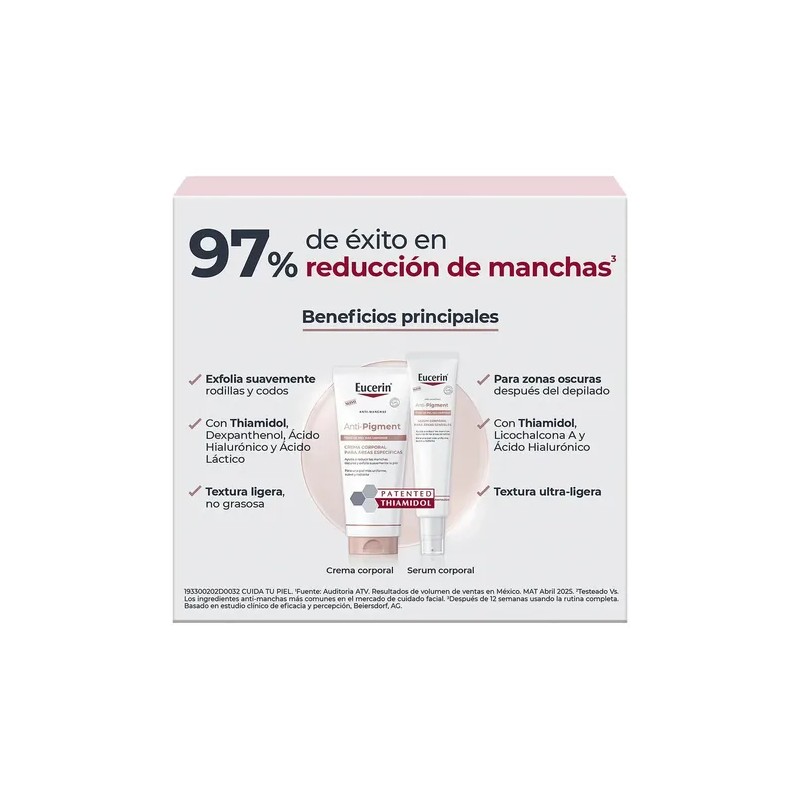 Pack 3 Eucerin Anti-pigment Gel Limpiadorserumcrema