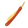 Old Style Straight Razor Rosewood Handle Straight Edge Barber Razor