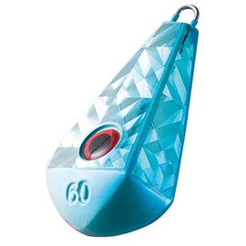 Hayabusa Eye-catching Fish Sinker Rudder Type No. 60-4 Blue Pearl