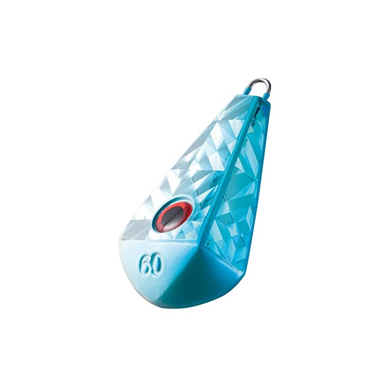 Hayabusa Eye-catching Fish Sinker Rudder Type No. 60-4 Blue Pearl