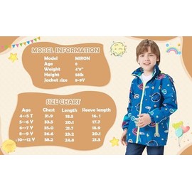 WICKHAM - chamarra impermeable para niños y niñas, con capucha desmontable, ligera para niños