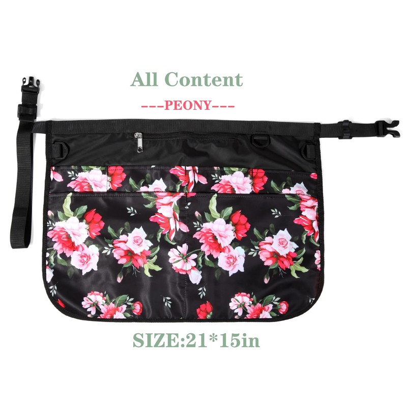 Waterproof Server Apron for Women with 7 Pockets,Quickly Put on