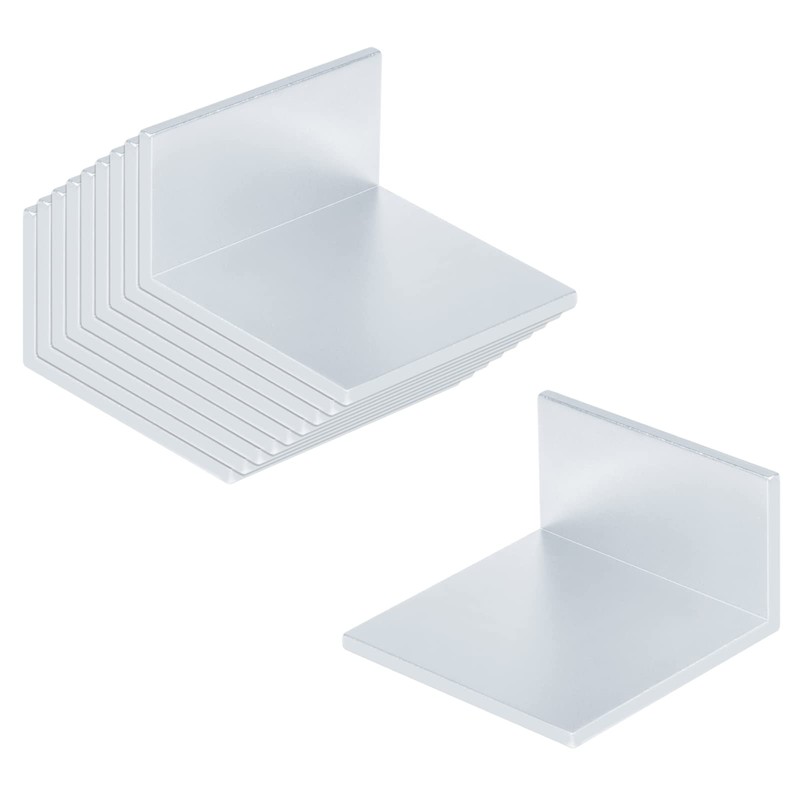 OTTFF 10 Pack Aluminum L Shaped Angle Bracket, 2" x