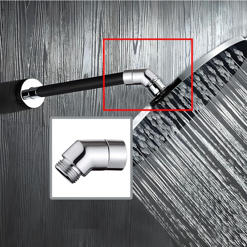 Oiieco 90° and 135° Hand Shower Set Elbow with 1/2"