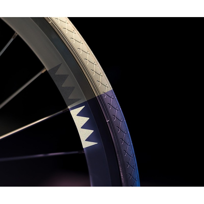 Reflective Stickers for Rims - Rim Stickers Prong Shape -