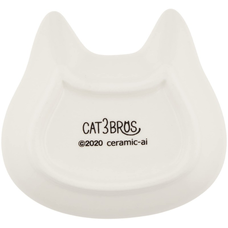 Ceramic Indigo Face Small Plate, Set of 3, Cat 3