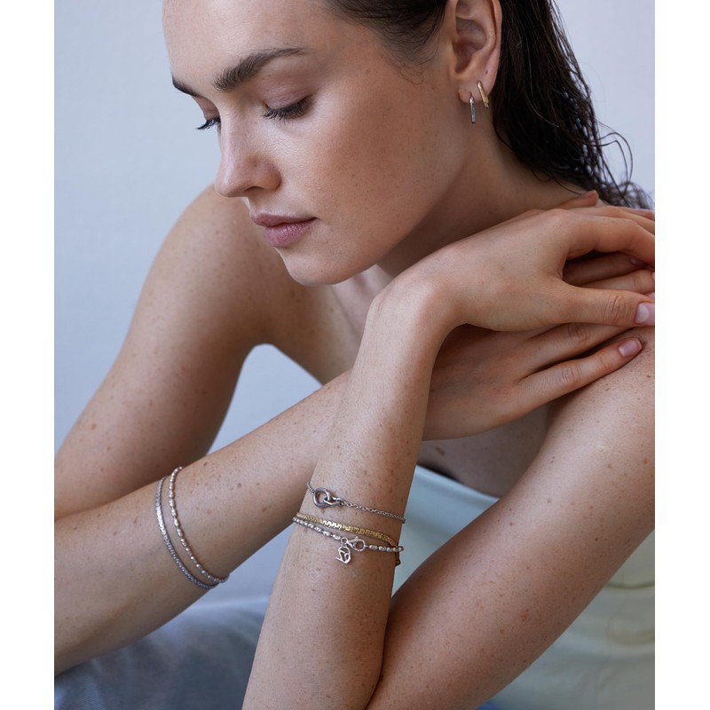 Echtzeit Hoop Earrings EJ-0025-E-22 IP Gold, 14 carat gold-plated stainless
