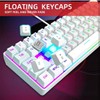 Snpurdiri 60% Wired Gaming Keyboard 61 Keys RGB Backlit Ultra-Compact
